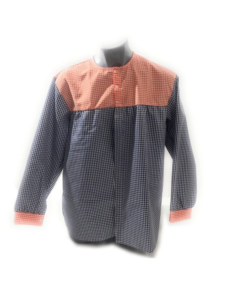 Blusón de cuadros 2 colores para peñas