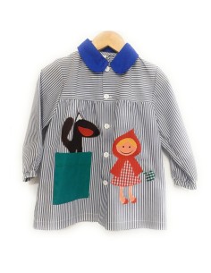 Comprar Bata escolar azul a mitad de precio