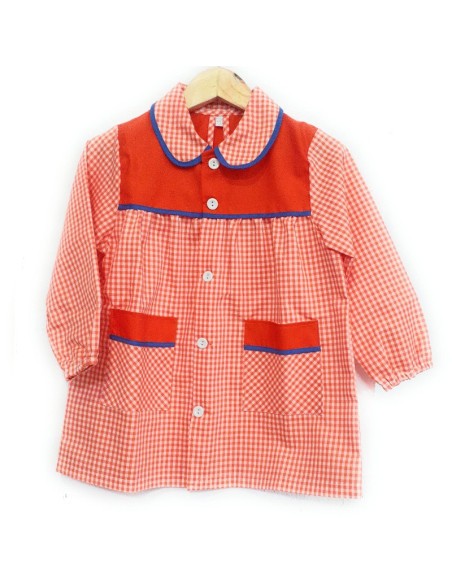 Comprar Bata escolar naranja al 50%
