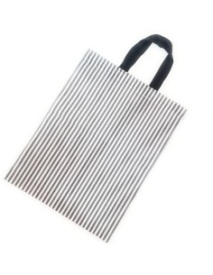 Comprar Bolsa para muda con asas rayas negras