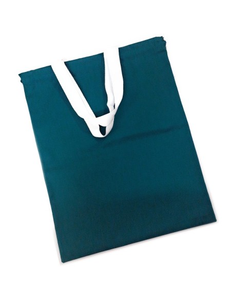 Comprar Bolsa de muda color verde botella y asas blancas