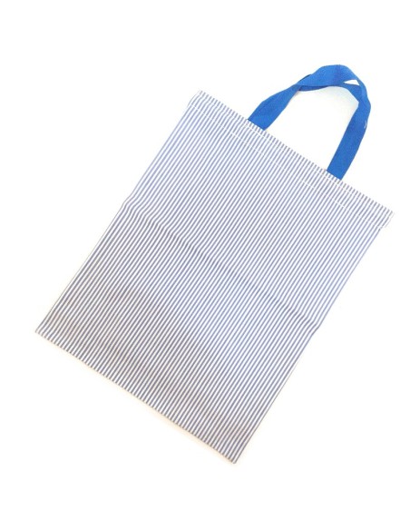 Comprar Bolsa para muda rayas azules con asas Comprar Bolsa para muda rayas azules con asas