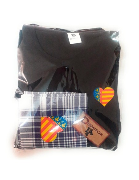 Blusón fallero infantil con bandera valenciana