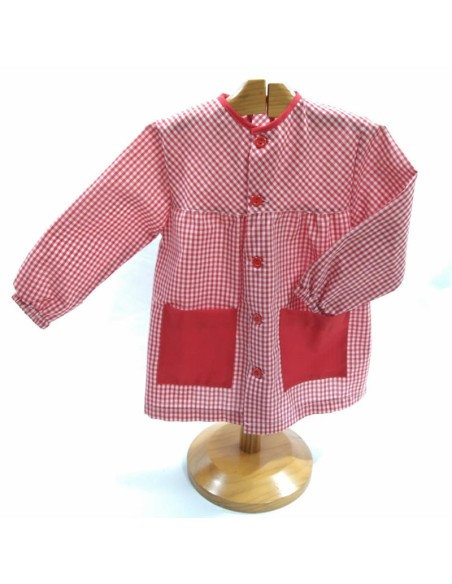 Comprar Bata escolar roja Vivo Cuello