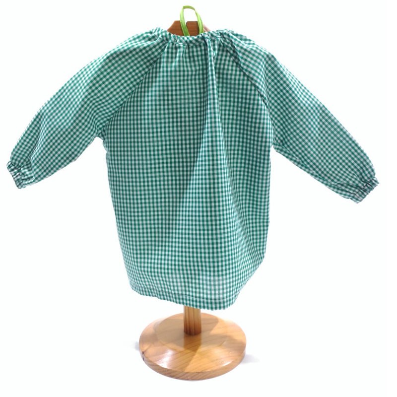 Comprar Bata escolar saco color verde