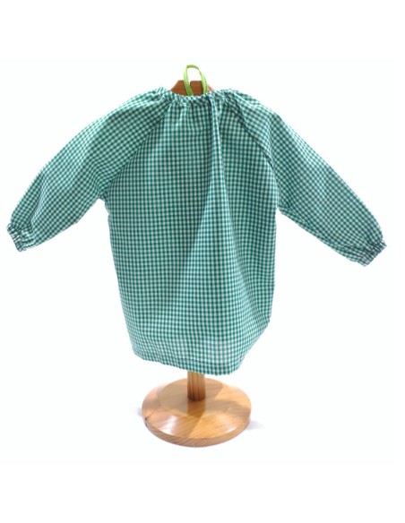 Comprar Bata escolar saco color verde