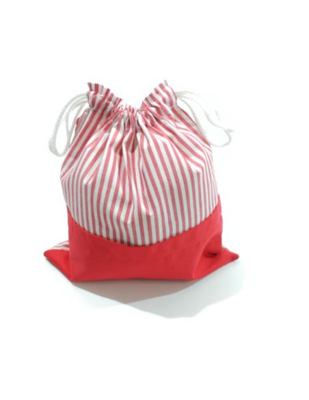 Comprar Bolsa escolar con bosillo exterior color rojo